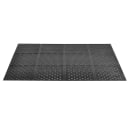 NoTrax T23S0038BL Mult-Mat II Reversible Drainage Floor Mat, 3' x 8', 3/8" Thick, Black thumbnail 4