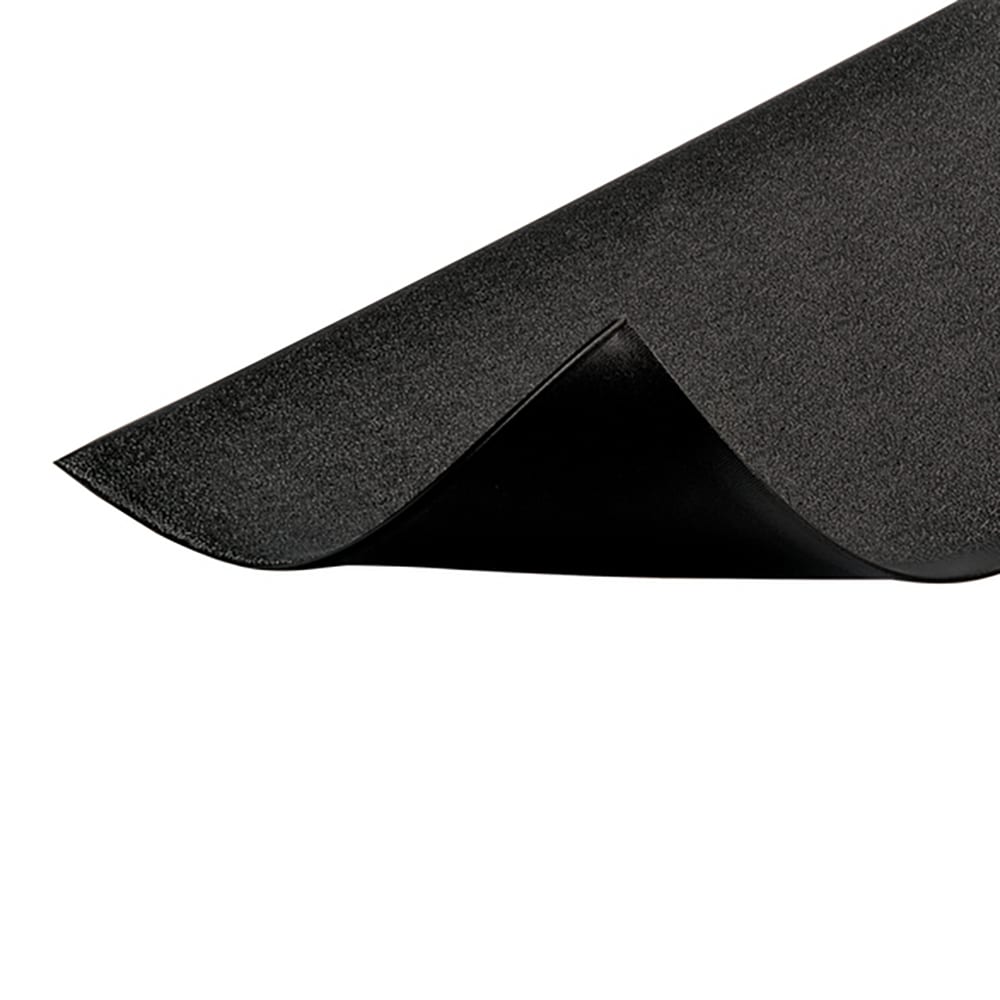 NoTrax 411R0372BL Sof-Tred™ Anti-Fatigue Floor Mat - 6' x 60', 3/8" Thick, Black