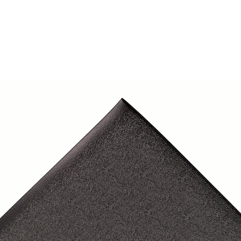 NoTrax 411R0448BL Sof-Tred™ Anti-Fatigue Floor Mat - 4' x 60', 9/16" Thick, Black