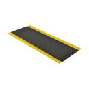 NoTrax 411S0435BY Sof-Tred™ Anti-Fatigue Floor Mat - 3' x 5', 9/16" Thick, Black/Yellow thumbnail 4