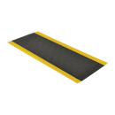 NoTrax 411S4312BY Sof-Tred™ Anti-Fatigue Floor Mat - 3' x 12', 9/16" Thick, Black/Yellow thumbnail 4