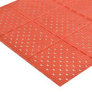 NoTrax T23S0034RD Mult-Mat II Reversible Oil Resistant Floor Mat, 3' x 4', 3/8" Thick, Red thumbnail 7