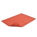 NoTrax T23S0038RD Mult-Mat II Reversible Oil Resistant Floor Mat, 3' x 8', 3/8" Thick, Red thumbnail 2
