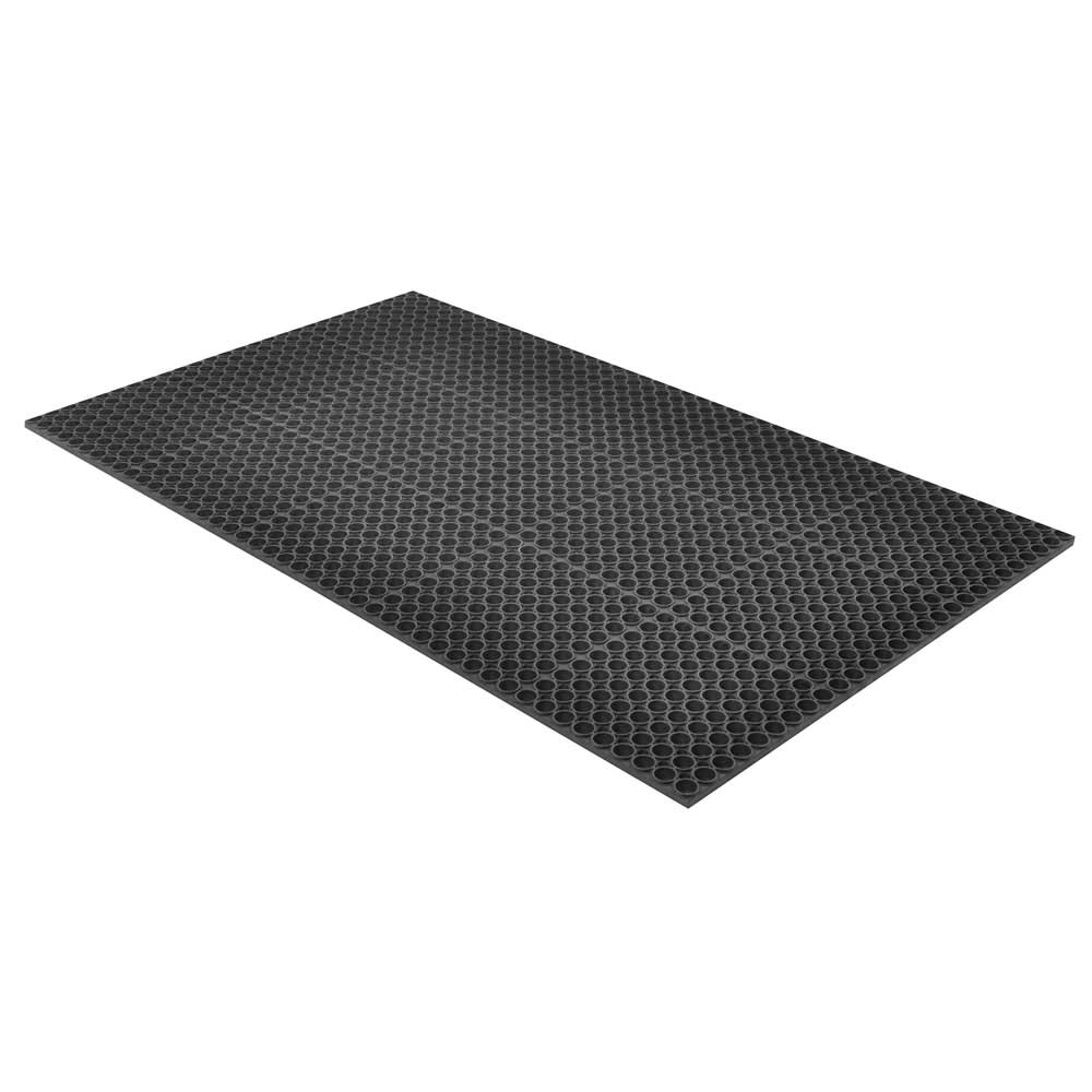 NoTrax T13S0035BL Tek-Tough Anti-Fatigue Floor Mat, General Purpose, 3' x 5', 7/8" Thick, Black