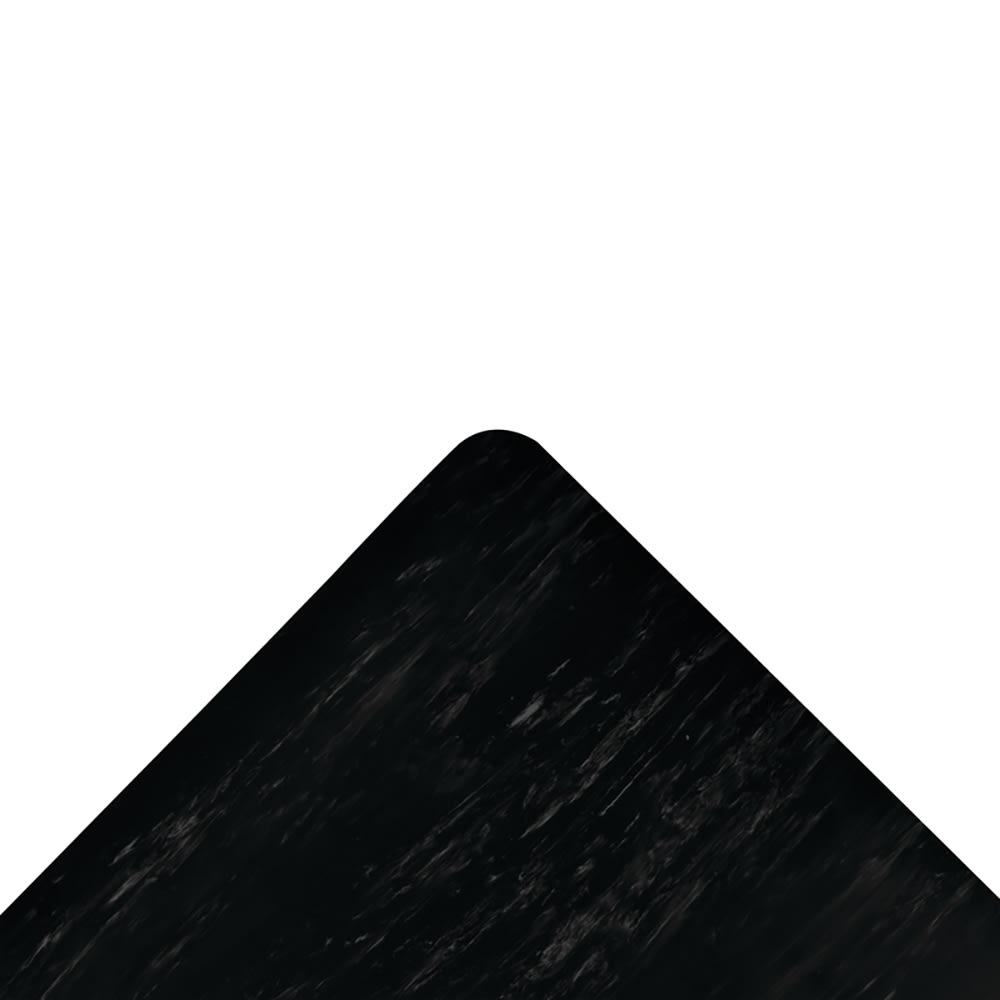 NoTrax 512S0312BL Marble-Tuff™ Anti-Fatigue Floor Mat - 3' x 12', 1" Thick, Black
