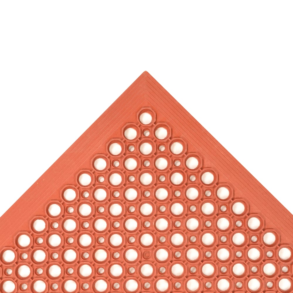 NoTrax 562S0310RD Sanitop® Grease-Resistant Floor Mat, 3' x 10', 1/2" Thick, Red