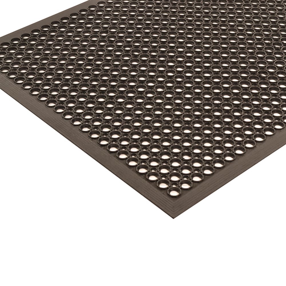 NoTrax 562S0320BL Sanitop® Grease-Resistant Floor Mat - 3' x 20', 1/2" Thick, Black