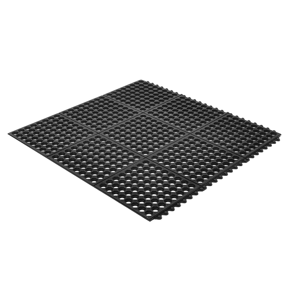 NoTrax 501S0033BL Ultra Mat General Purpose Floor Mat, 3' x 3', 1/2" Thick, Black