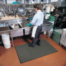 NoTrax T17RP375BL Superfoam™ Anti-Fatigue Floor Mat - 3' x 75', 5/8" Thick, Black thumbnail 5