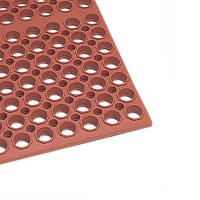 NoTrax T25S0035RD Apex Challenger Anti-Fatigue Floor Mat - 3' x 5', Rubber, Red thumbnail 9