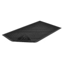 NoTrax T30S0035BL Apex Competitor Anti-Fatigue Floor Mat - 3' x 5', Rubber, Black thumbnail 2