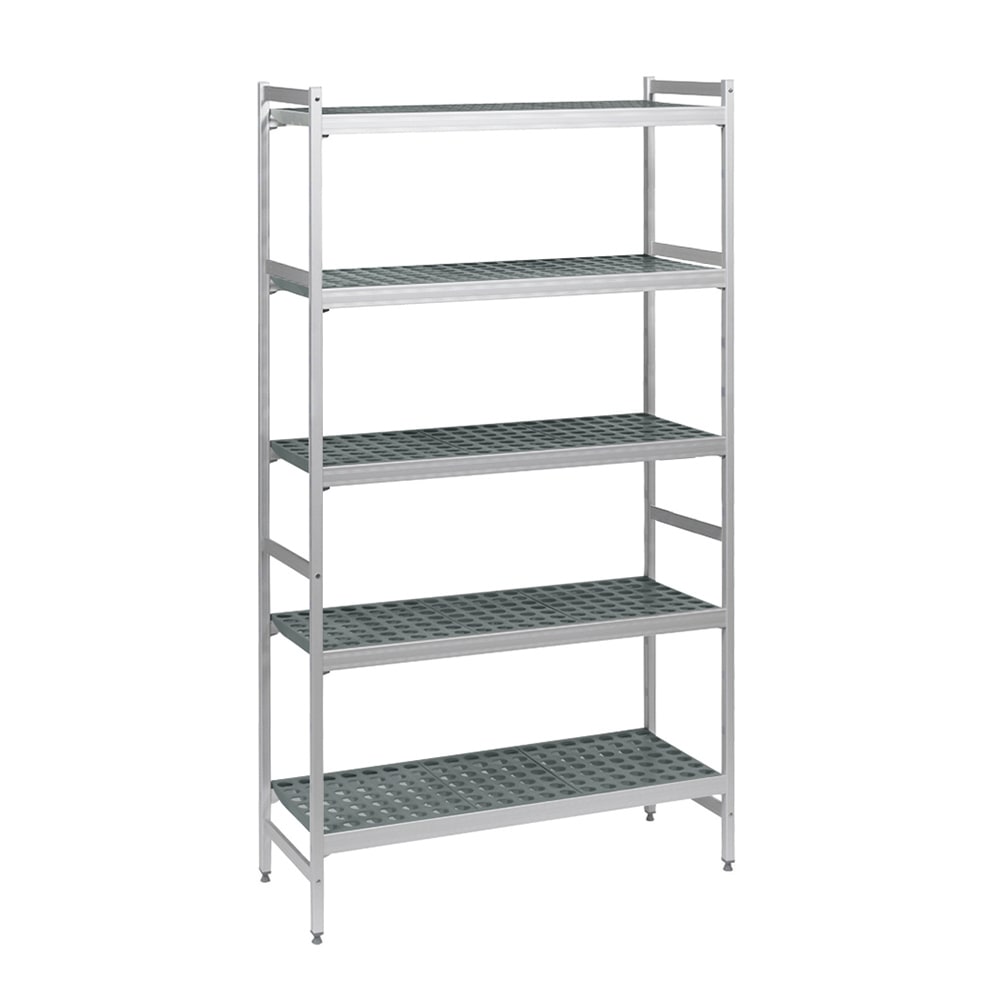 Fermod 5R59C83 59" NSF 5-Tier Polymer Shelf Kit - Fermostock®, 22"W, 83"H