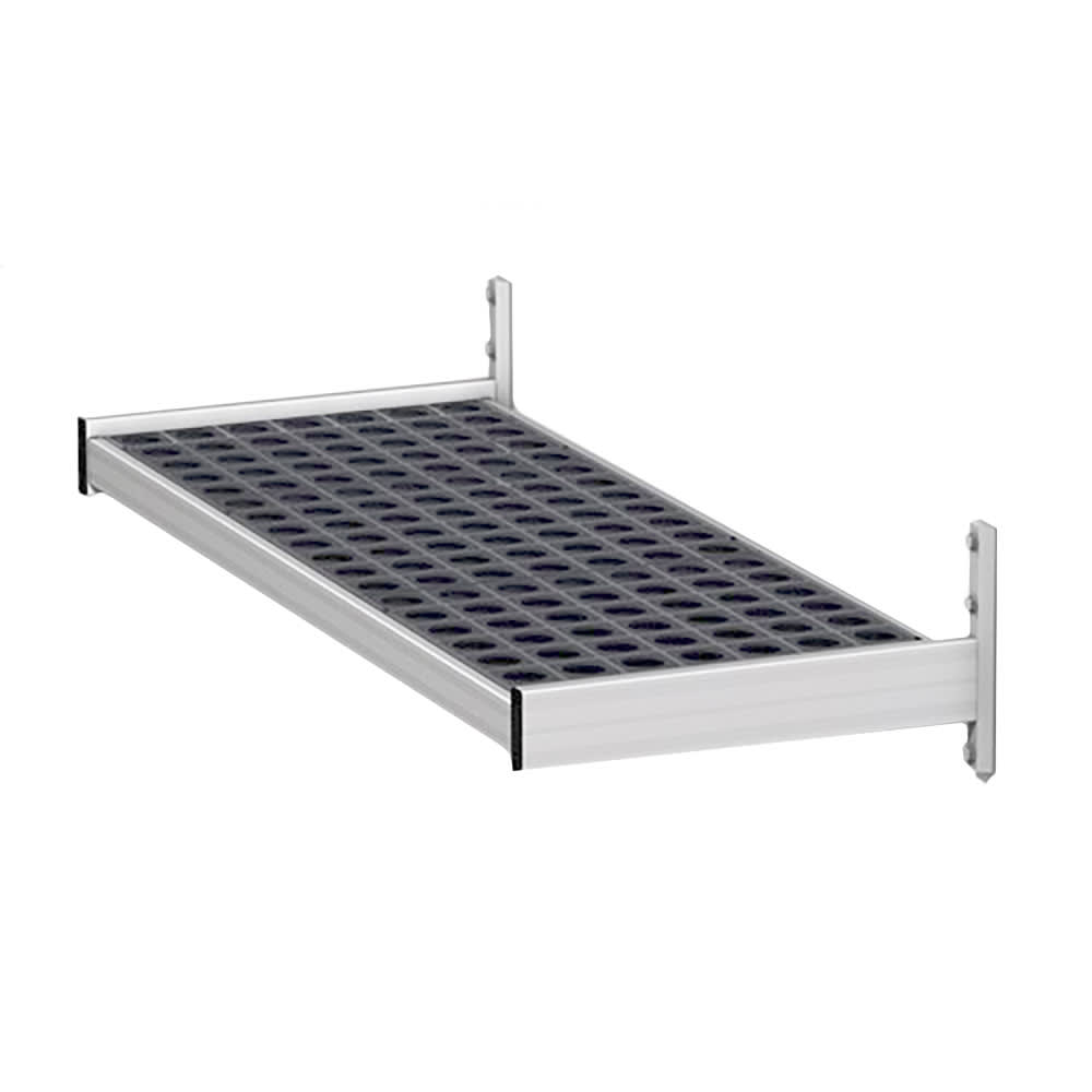 Fermod WSB31 Vented Wall Mount Shelf, 31"W x 18"D, Aluminum