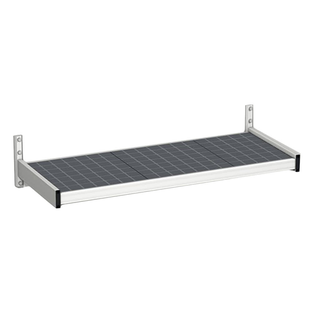 Fermod WSB59-S Solid Wall Mount Shelf, 59"W x 18"D, Aluminum