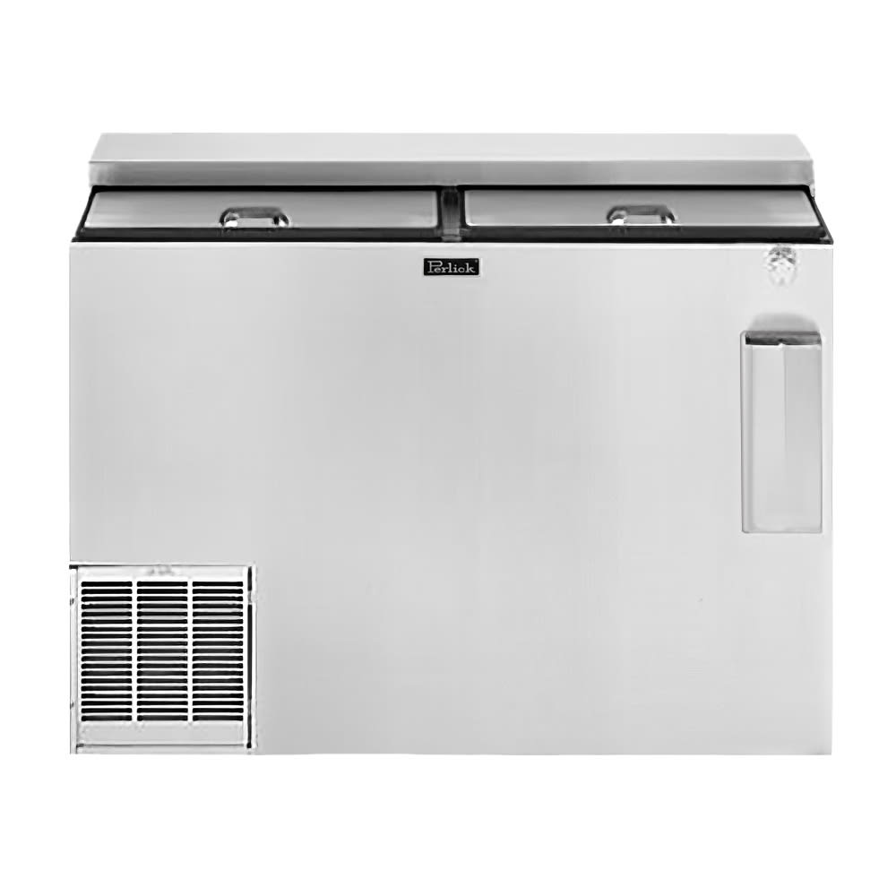 Perlick BC48RT-SS-STK 48" Forced Air Bottle Cooler - Holds (206) 12 oz Bottles, Stainless, 115v