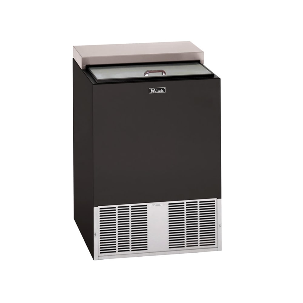 Perlick FR24RT-3 1 Section Glass Chiller w/ 90 Mug Capacity, Black, 120v