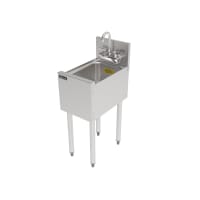 Perlick TS12DS-STK Underbar Dump Sink w/ Stainless Steel Legs, 12" x 18 9/16" thumbnail 2