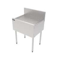 Perlick TS24DB Underbar Freestanding Drainboard - 6" Backsplash, 24" x 18 9/16" thumbnail 3