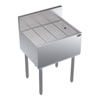 Perlick TS24DB-STK Under Bar Freestanding Drainboard - 6" Back Splash, 24" x 18 9/16" thumbnail 3