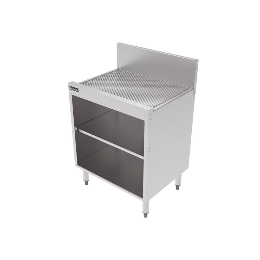 Perlick TS24SC 24" Stationary Storage Cabinet w/ Open Base, 18 9/16" Front to Back