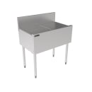 Perlick TS30DB Underbar Freestanding Drainboard - 6" Backsplash, 30" x 18 9/16" thumbnail 2