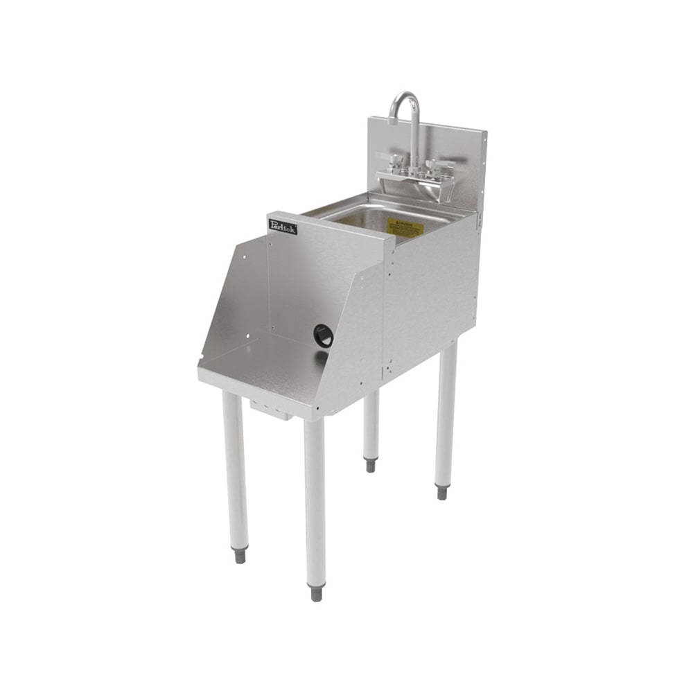 Perlick TSF12BS 12" Underbar Blender Recess Station w/ Dump Sink