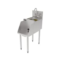 Perlick TSF12BS-STK Underbar Blender Station w/ Dump Sink, 12" x 24", Stainless Steel thumbnail 4