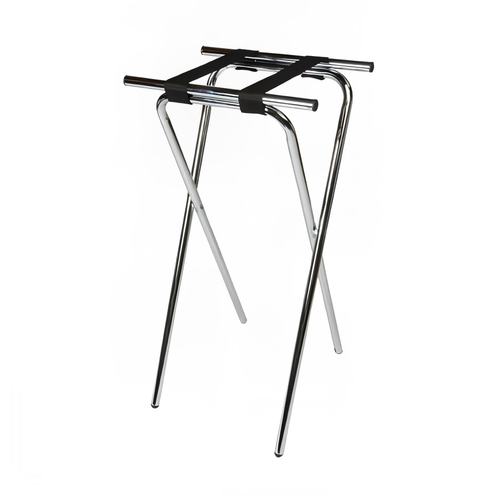 CSL 36" Extra Tall Tray Stand, Chrome Tubular Frame (1036)