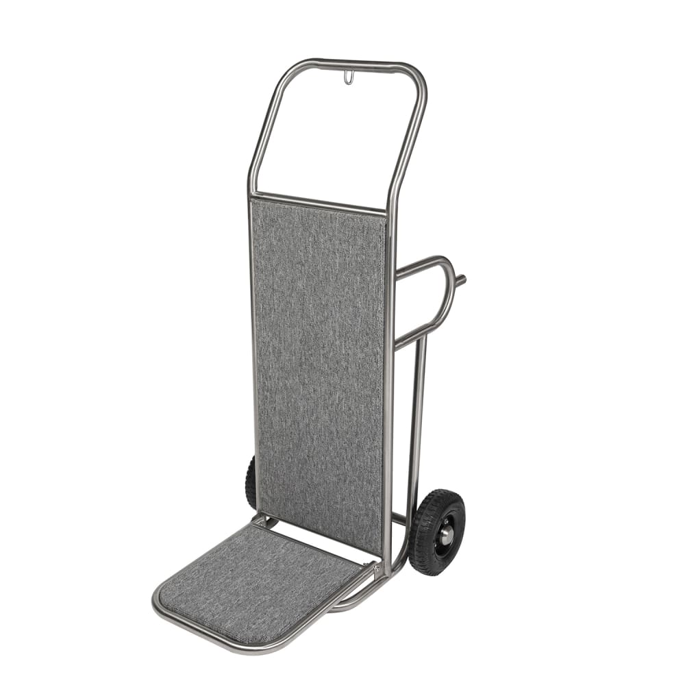 CSL Luggage Cart Truck w/ Stainless Steel Frame - 22"L x 27 1/2"W x 48"H (2211SS-GRY)