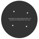 Royal Industries Replacement Standard Bar Stool Seat, Black Vinyl (ROY 7711 SB) thumbnail 7