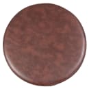 Royal Industries Replacement Standard Bar Stool Seat, Brown Vinyl (ROY 7711 SBRN) thumbnail 2