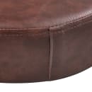 Royal Industries Replacement Standard Bar Stool Seat, Brown Vinyl (ROY 7711 SBRN) thumbnail 6