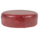 Royal Industries Replacement Standard Bar Stool Seat, Crimson Vinyl (ROY 7711 SCRM) thumbnail 3