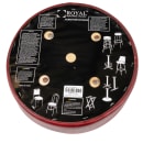 Royal Industries Replacement Standard Bar Stool Seat, Crimson Vinyl (ROY 7711 SCRM) thumbnail 4