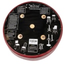 Royal Industries Replacement Bucket Bar Stool Seat, Red Vinyl (ROY 7714 SR) thumbnail 2