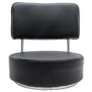 Royal Industries Replacement Open Back Bar Stool Seat, Black Vinyl (ROY 7715 SB) thumbnail 2
