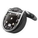 Royal Industries Replacement Open Back Bar Stool Seat, Black Vinyl (ROY 7715 SB) thumbnail 7