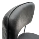 Royal Industries Replacement Open Back Bar Stool Seat, Black Vinyl (ROY 7715 SB) thumbnail 8