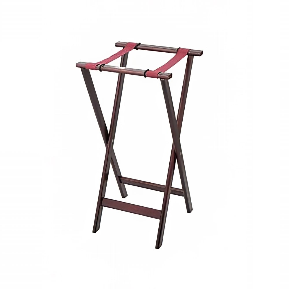 Royal Industries 32" Wood Tray Stand w/ Walnut Finish (ROY 773)