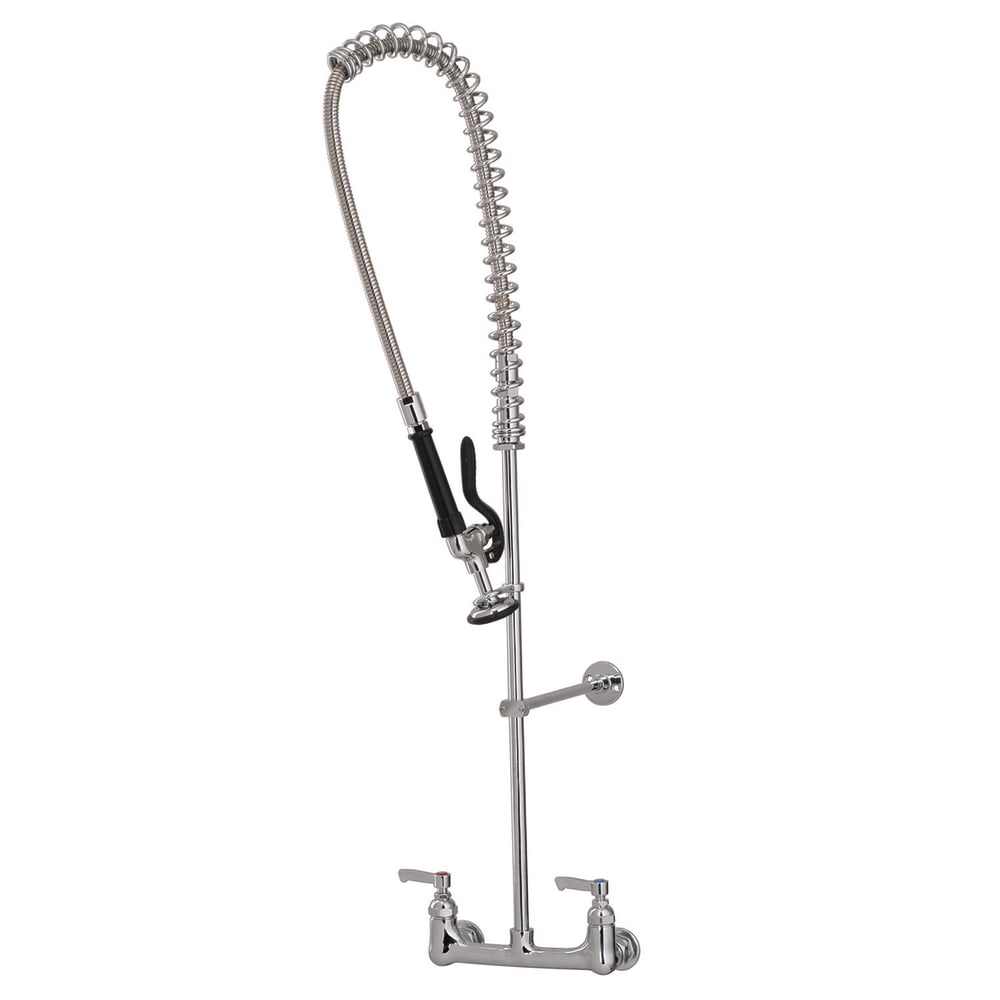 Royal Industries 31"H Wall Mount Pre Rinse Faucet - 1 3/20 GPM, Base with Nozzle (ROYPR1)