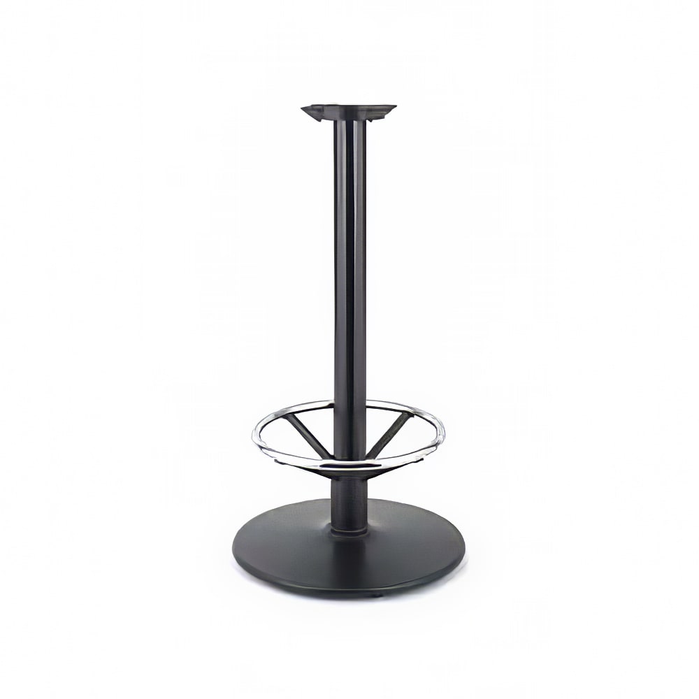 Royal Industries 37 1/2" Stand Up Table Base w/ Chrome Foot Rest & 22" Round Base (ROY RTB 143)