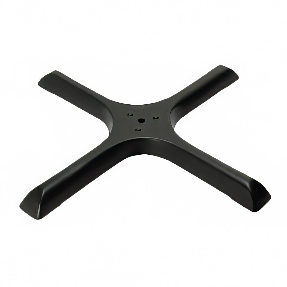 Royal Industries Square Powder Coated Cast Iron Table Base, 22 x 22" (ROY RTB 2222 B)