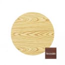 Royal Industries 24" Round Reversible Melamine Table Top, Oak/Walnut (ROY RTT 24 RT) thumbnail 2