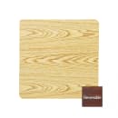 Royal Industries 30" Square Reversible Melamine Table Top, Oak/Walnut (ROY RTT 3030 T) thumbnail 2