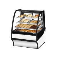 Federal CGD3648 36" Full Service Bakery Case w/ Curved Glass - (4) Levels, 120v thumbnail 4