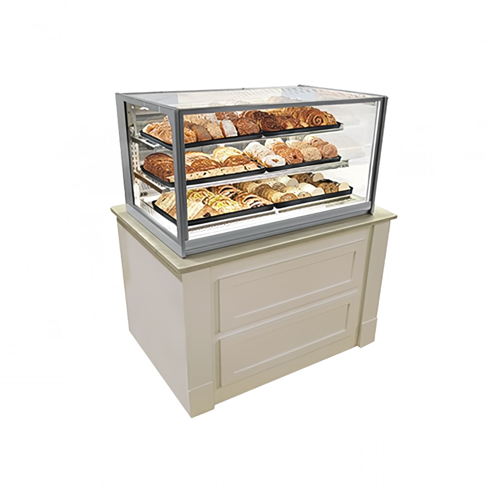 Federal ITD4826 48" Full Service Bakery Case w/ Straight Glass - (3) Levels, 120v