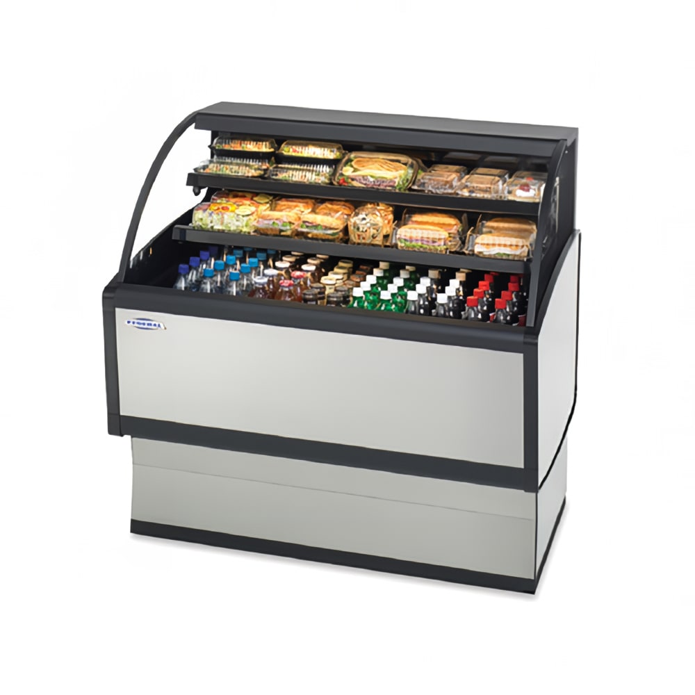 Federal LPRSS5 60" Horizontal Open Air Cooler w/ (3) Levels, 230v/1ph