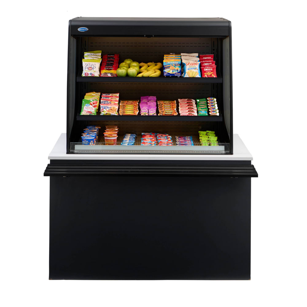 Federal VNSS6060C-SLD 59 1/4" Vision Series Self Service Open Air Case - (3) Levels, 120v