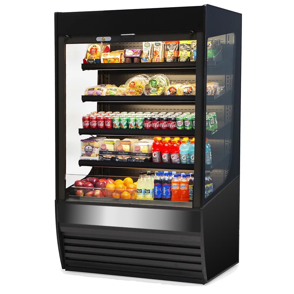 Federal VRSS6060S 59 1/4" Self Service Vertical Open Air Cooler - (3) Levels, 120v