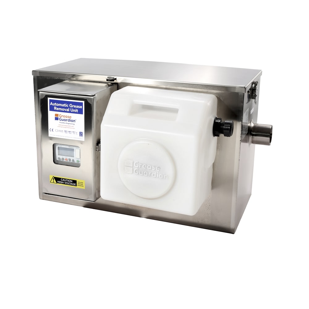 Grease Guardian GG-D25 Automatic Grease Trap w/ 25 GPM Capacity, Stainless Steel, Size #50